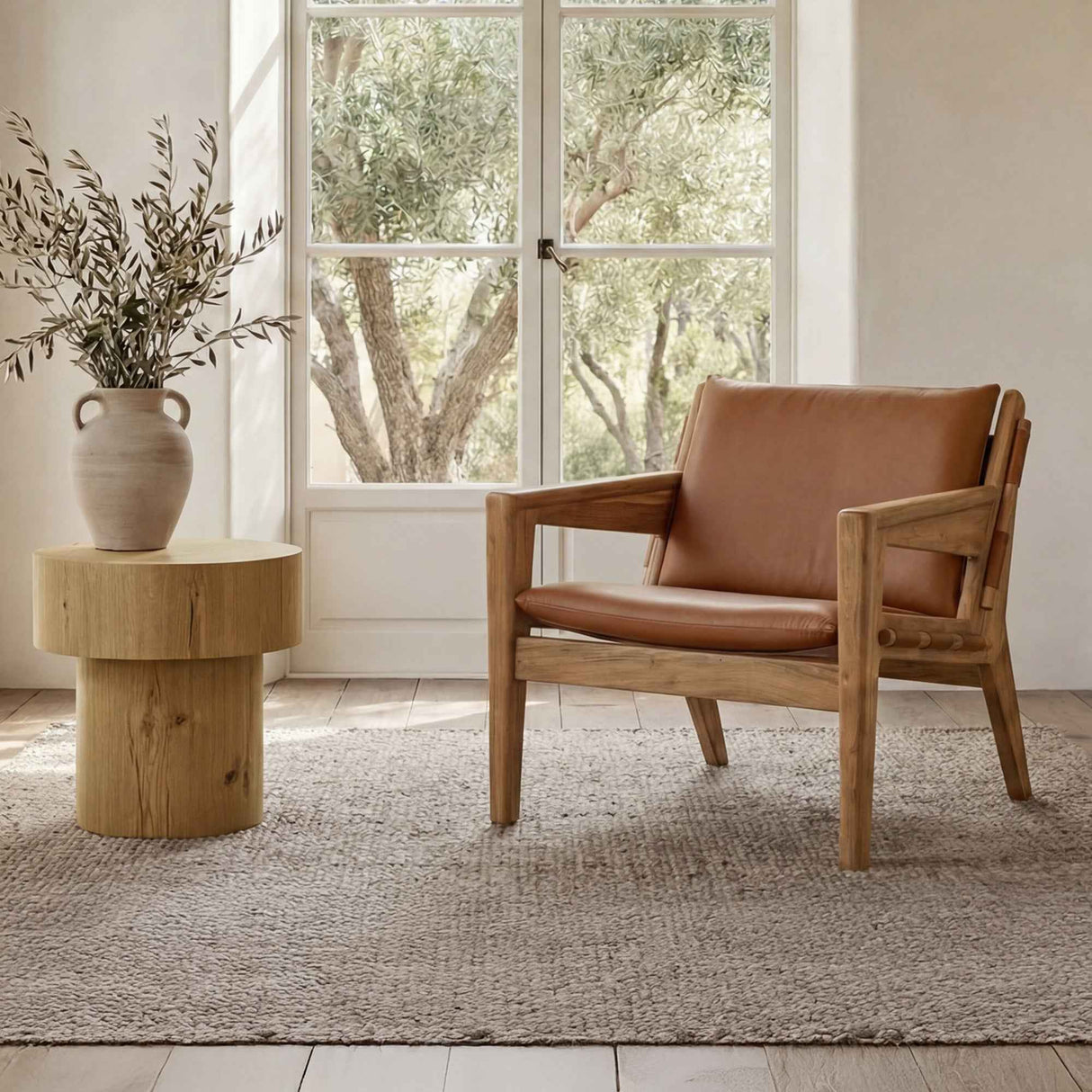 Baker Brown Accent Chair