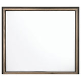 Baker Brown/Light Taupe Rectangular Dresser Mirror