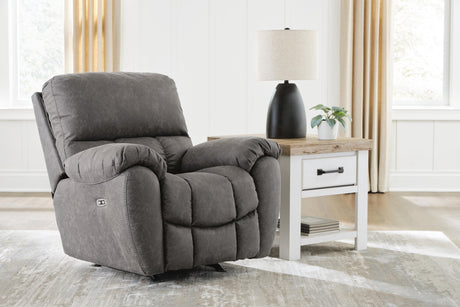 Bakerstein Galaxy Power Recliner by Ashley at Eve Furniture