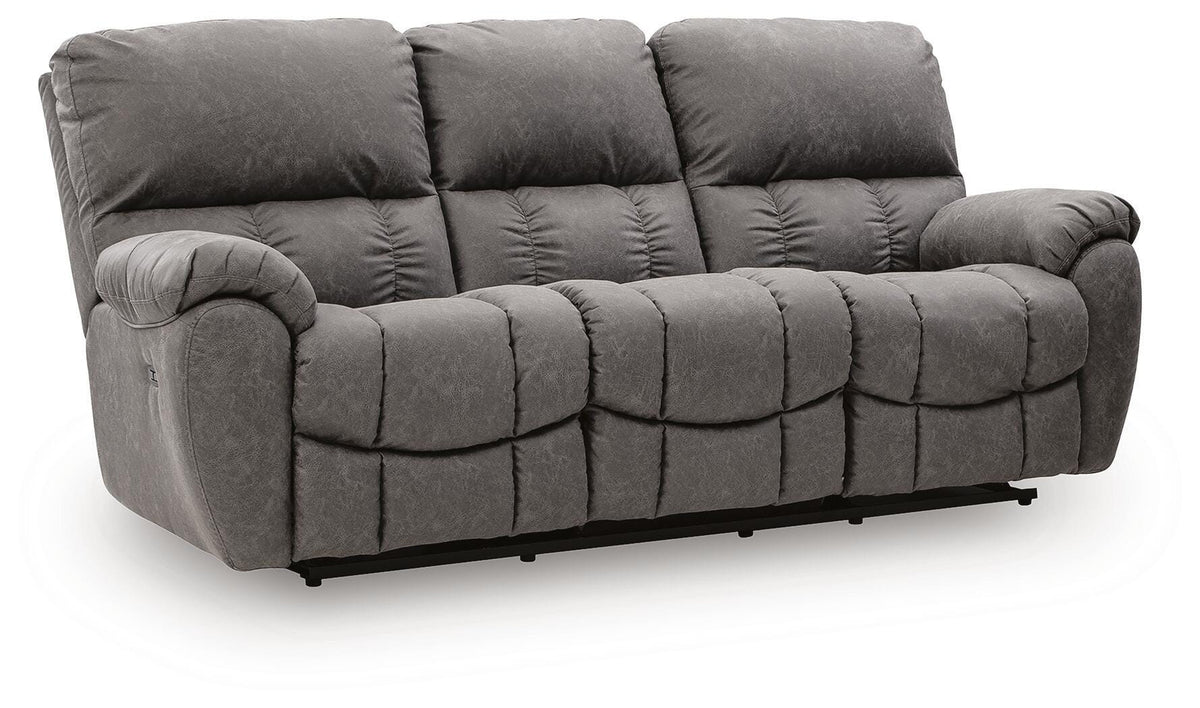 Bakerstein Galaxy Power Reclining Sofa by Ashley at Eve Furniture