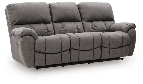 Bakerstein Galaxy Power Reclining Sofa by Ashley at Eve Furniture