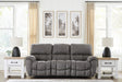 Bakerstein Galaxy Power Reclining Sofa by Ashley at Eve Furniture