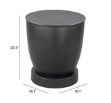 Baku Black Side Table by Zuomod at Eve Furniture