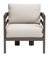 Bal Harbor White Outdoor Armchair by Zuomod at Eve Furniture