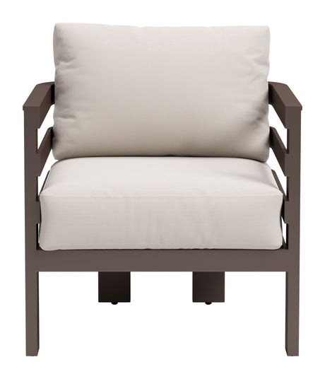 Bal Harbor White Outdoor Armchair by Zuomod at Eve Furniture