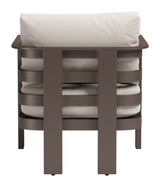 Bal Harbor White Outdoor Armchair by Zuomod at Eve Furniture