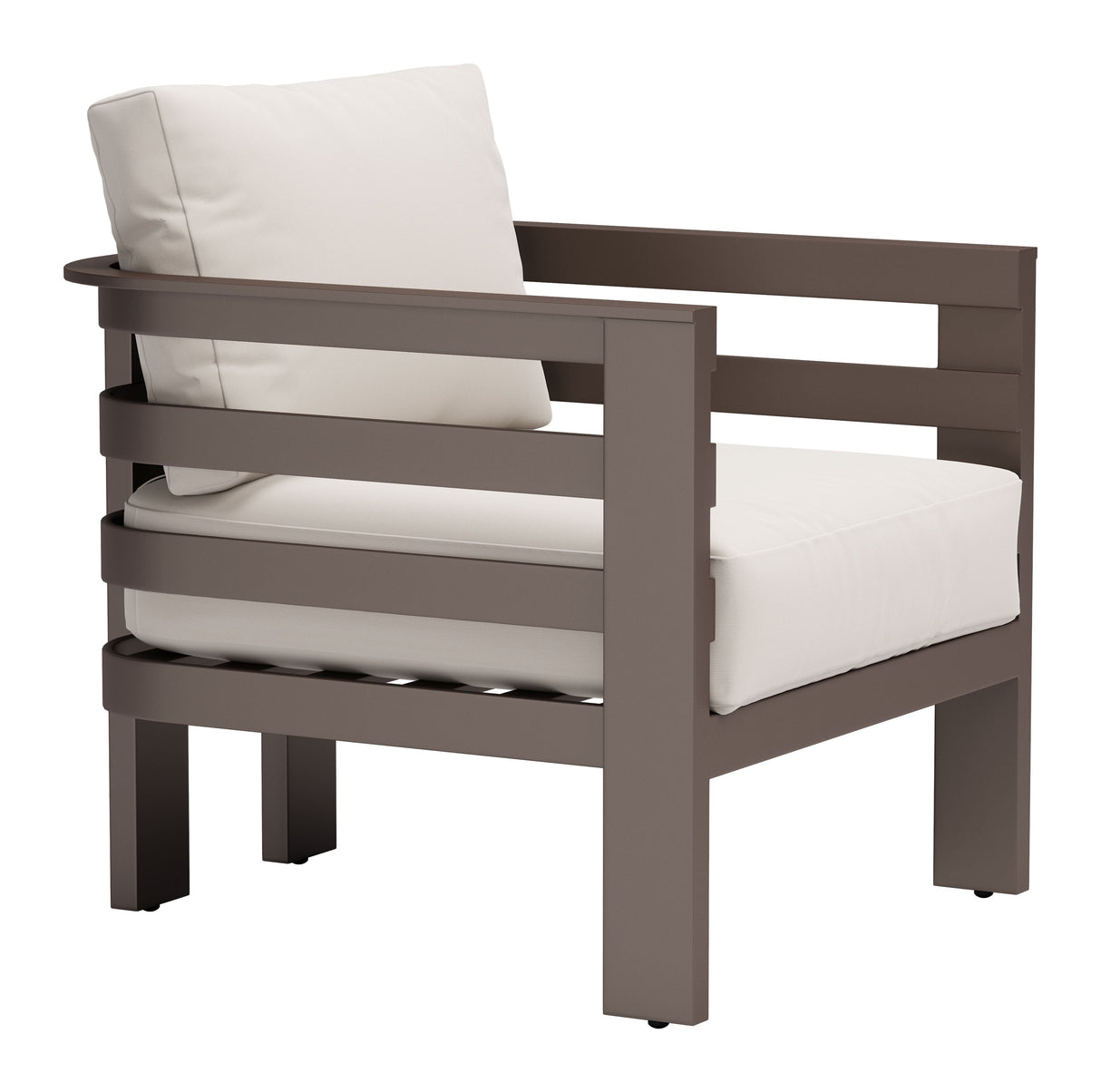 Bal Harbor White Outdoor Armchair by Zuomod at Eve Furniture