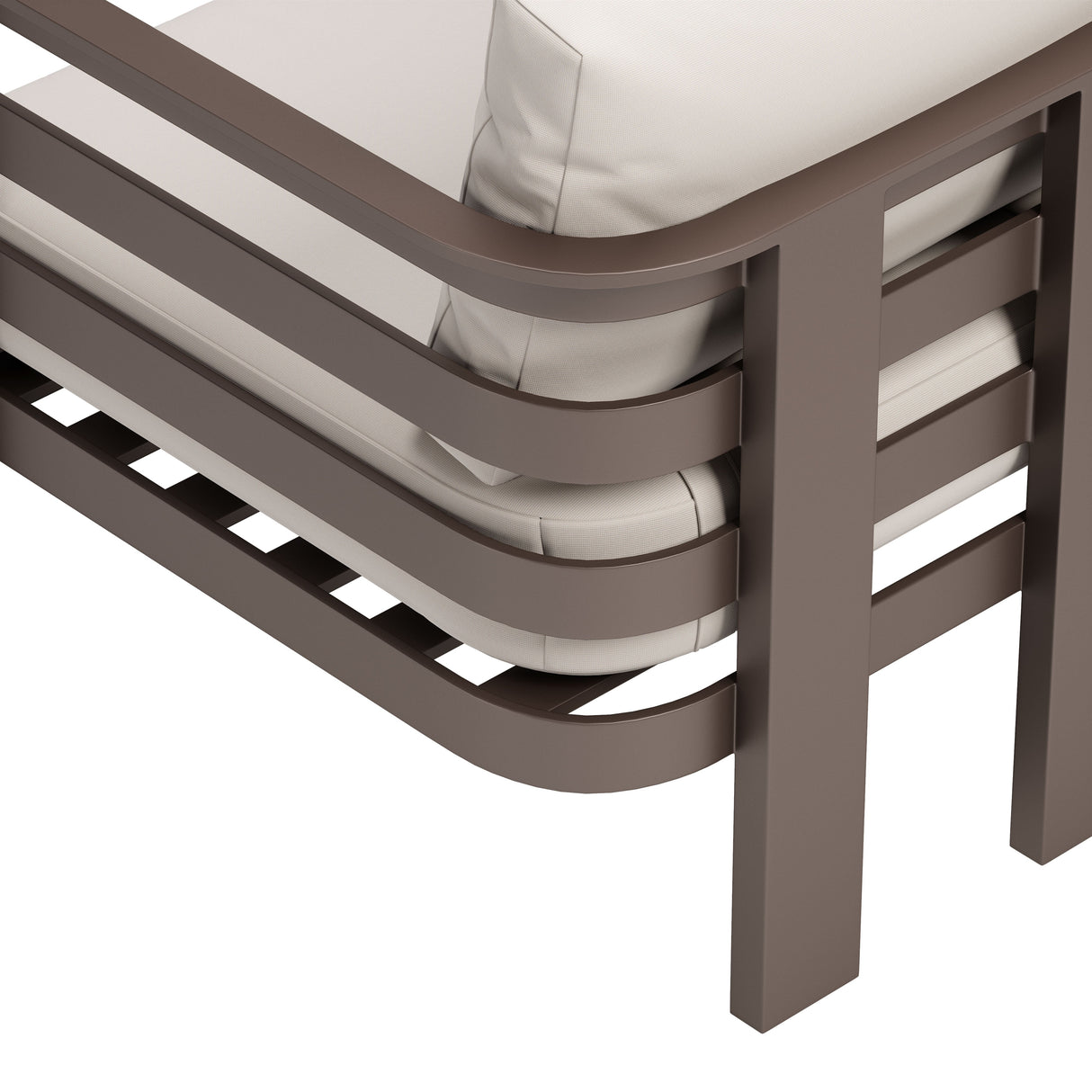 Bal Harbor White Outdoor Armchair by Zuomod at Eve Furniture
