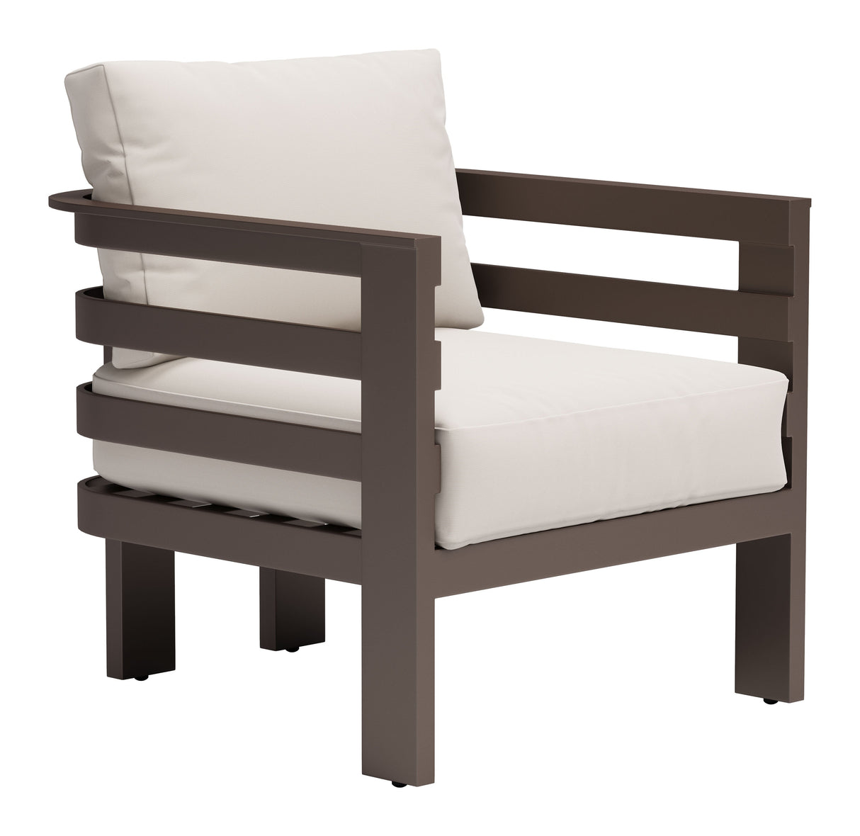 Bal Harbor White Outdoor Armchair by Zuomod at Eve Furniture