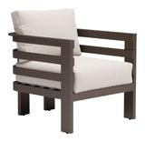 Bal Harbor White Outdoor Armchair by Zuomod at Eve Furniture