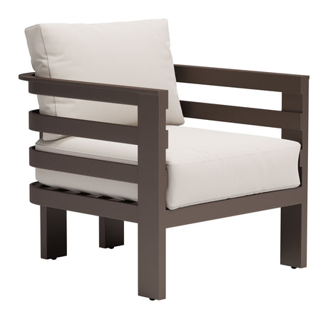 Bal Harbor White Outdoor Armchair by Zuomod at Eve Furniture