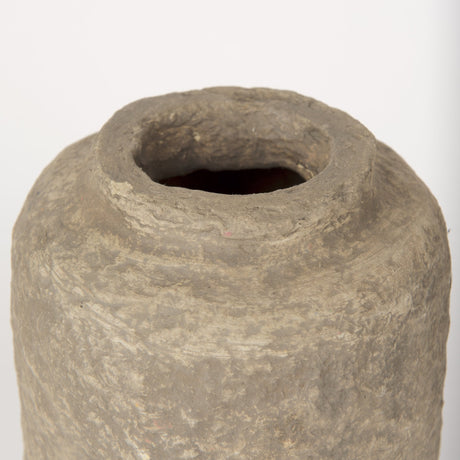 Bala Small Gray Paper Mache Vase by Mercana at Eve Furniture
