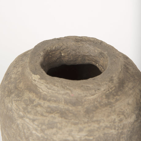 Bala Small Gray Paper Mache Vase by Mercana at Eve Furniture