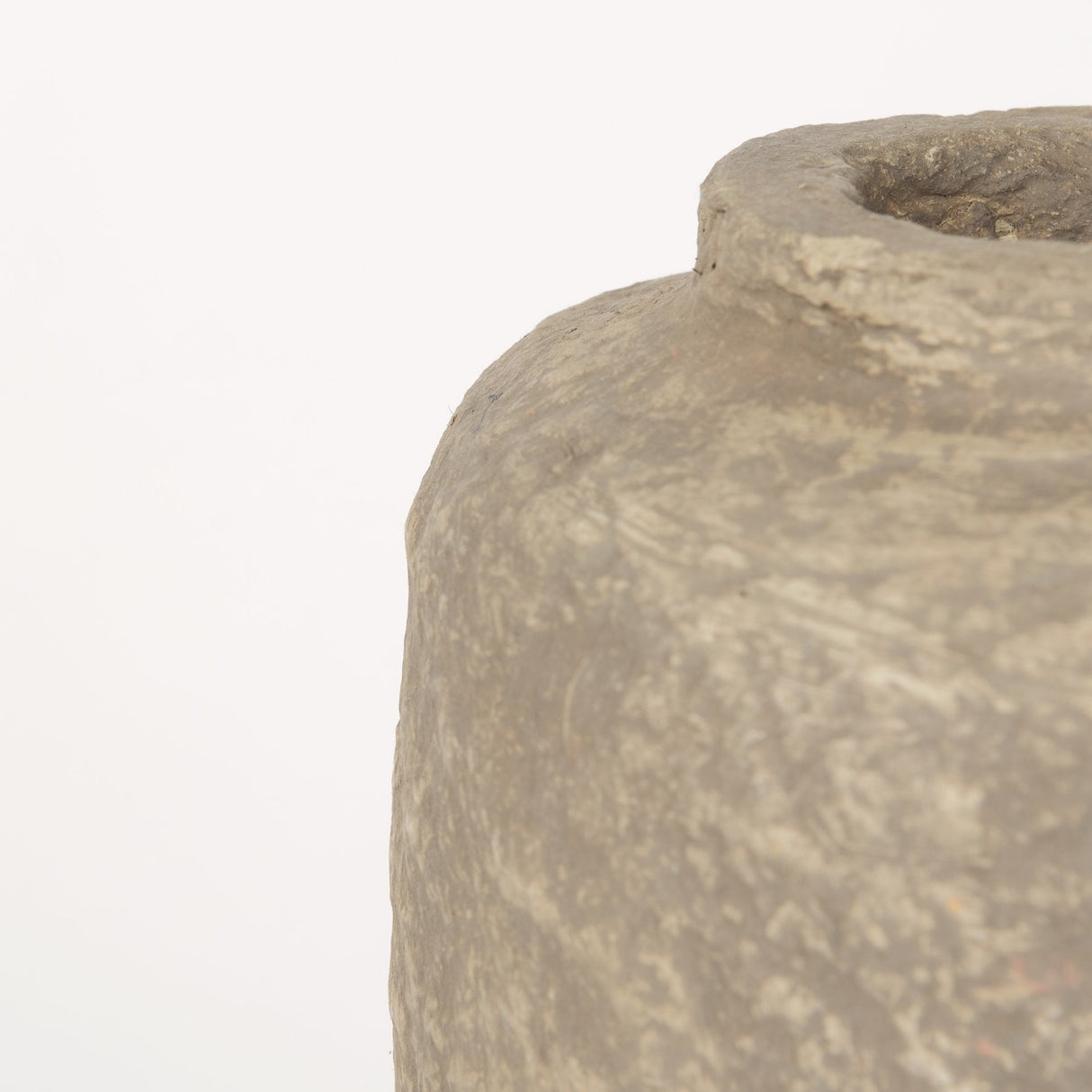 Bala Small Gray Paper Mache Vase by Mercana at Eve Furniture