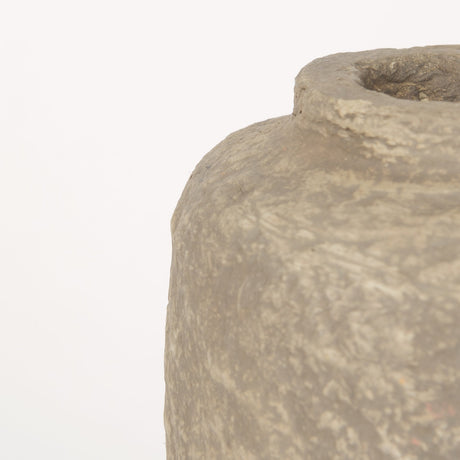 Bala Small Gray Paper Mache Vase by Mercana at Eve Furniture