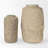 Bala Small Gray Paper Mache Vase by Mercana at Eve Furniture