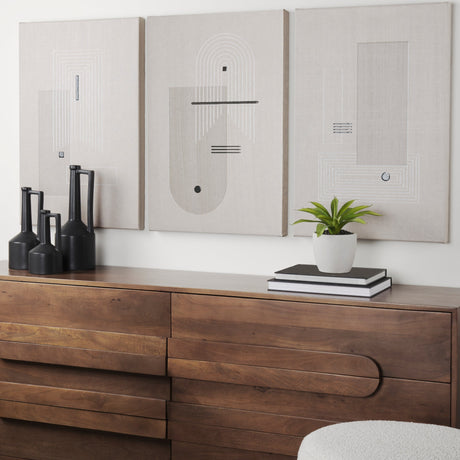 Balance I by Mercana Studio a Hand Embellished Textured Canvas by Mercana at Eve Furniture
