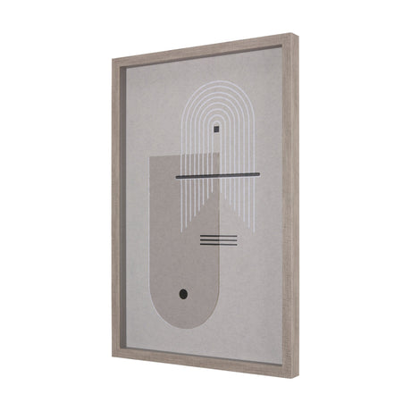 Balance I by Mercana Studio a Hand Embellished Textured Framed Art Print Matted under Glass by Mercana at Eve Furniture