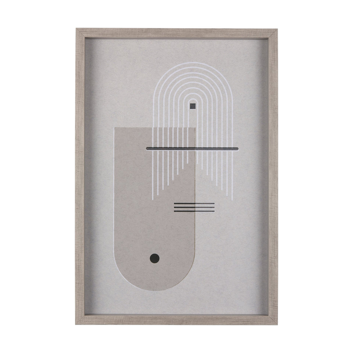 Balance I by Mercana Studio a Hand Embellished Textured Framed Art Print Matted under Glass by Mercana at Eve Furniture