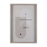 Balance I by Mercana Studio a Hand Embellished Textured Framed Art Print Matted under Glass by Mercana at Eve Furniture