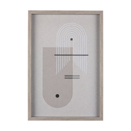 Balance I by Mercana Studio a Hand Embellished Textured Framed Art Print Matted under Glass by Mercana at Eve Furniture