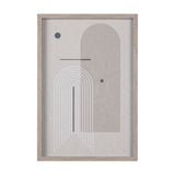 Balance II by Mercana Studio a Hand Embellished Textured Framed Art Print Matted under Glass by Mercana at Eve Furniture