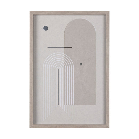 Balance II by Mercana Studio a Hand Embellished Textured Framed Art Print Matted under Glass by Mercana at Eve Furniture