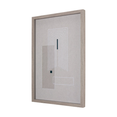 Balance V by Mercana Studio a Hand Embellished Textured Framed Art Print Matted under Glass by Mercana at Eve Furniture