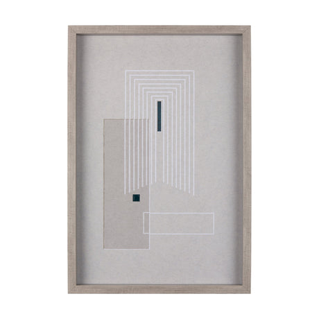 Balance V by Mercana Studio a Hand Embellished Textured Framed Art Print Matted under Glass by Mercana at Eve Furniture