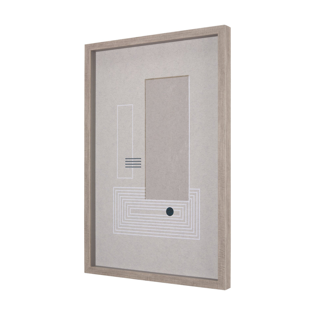Balance VI by Mercana Studio a Hand Embellished Textured Framed Art Print Matted under Glass by Mercana at Eve Furniture