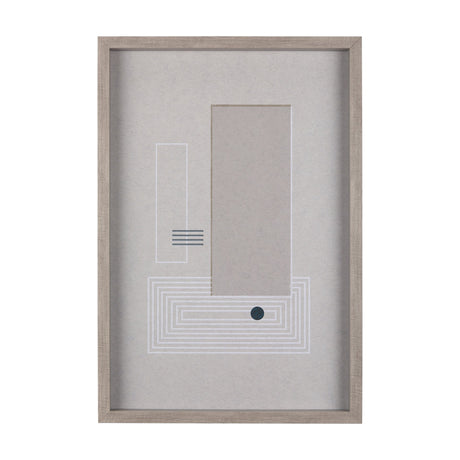 Balance VI by Mercana Studio a Hand Embellished Textured Framed Art Print Matted under Glass by Mercana at Eve Furniture