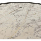 Balboa Outdoor Dining Table, Veined White Marble By Fourhands by Four Hands at Eve Furniture
