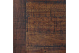 Baldridge Rustic Brown Home Office Desk by Ashley at Eve Furniture
