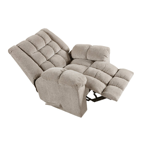 Baldwin Blue Rocker Reclining Chair by Homelegance at Eve Furniture