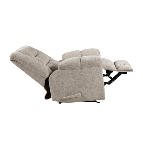 Baldwin Blue Rocker Reclining Chair by Homelegance at Eve Furniture