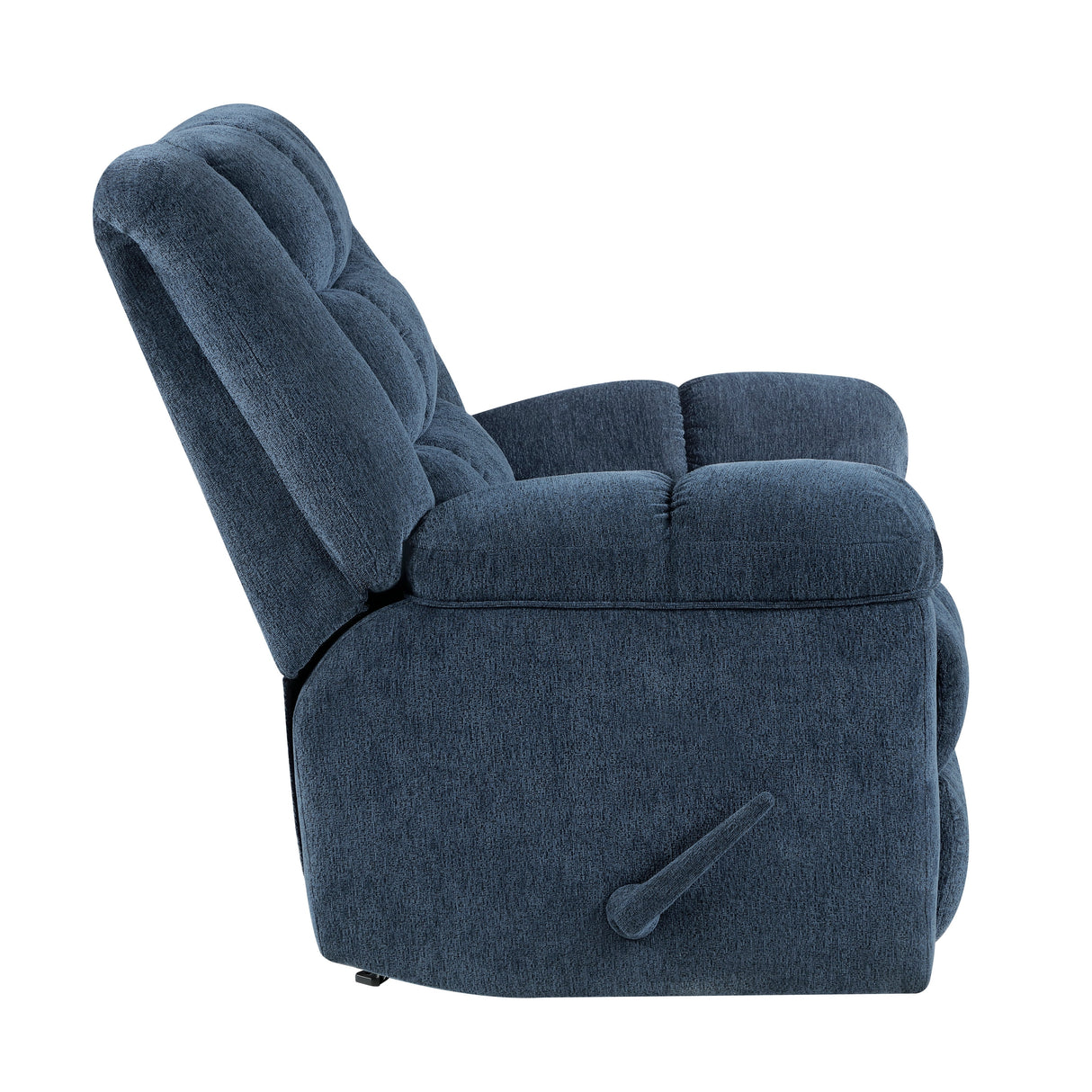Baldwin Blue Rocker Reclining Chair