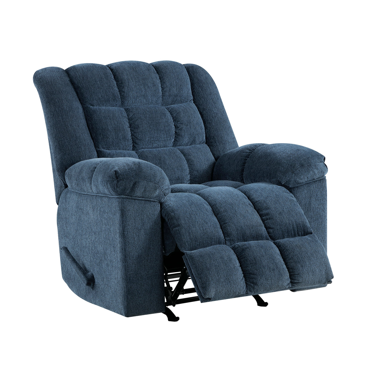 Baldwin Blue Rocker Reclining Chair