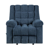 Baldwin Blue Rocker Reclining Chair