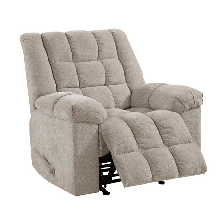 Baldwin Light Brown Rocker Reclining Chair by Homelegance at Eve Furniture