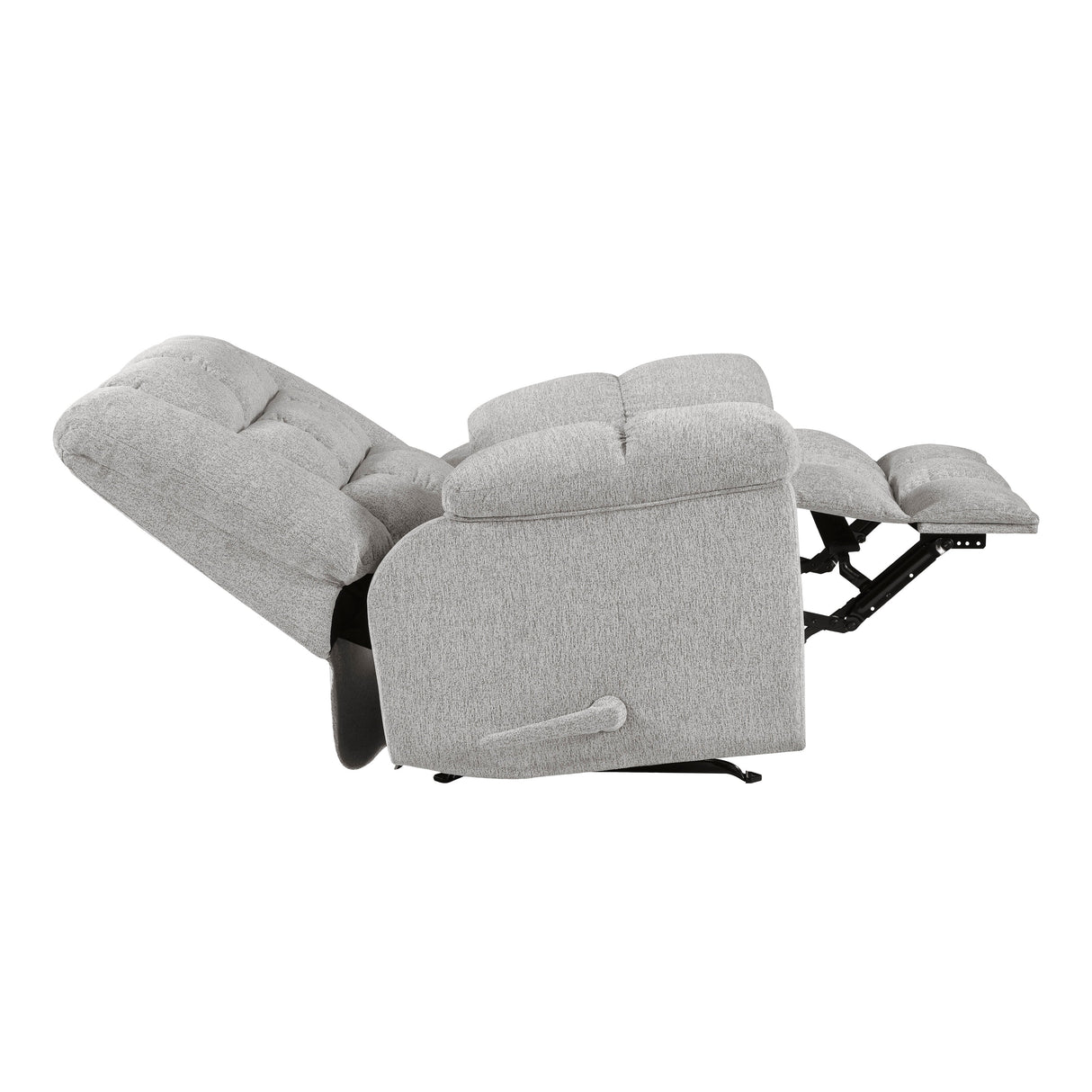 Baldwin Light Gray Rocker Reclining Chair