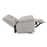 Baldwin Light Gray Rocker Reclining Chair