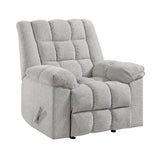 Baldwin Light Gray Rocker Reclining Chair