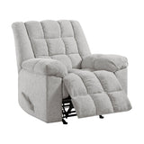 Baldwin Light Gray Rocker Reclining Chair