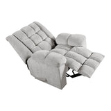 Baldwin Light Gray Rocker Reclining Chair