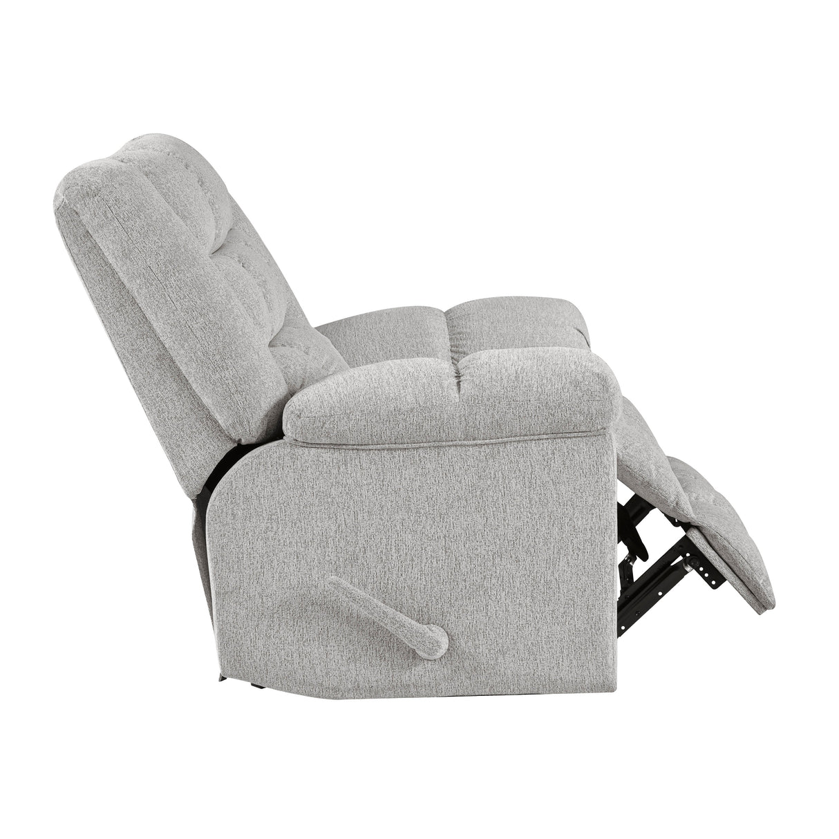 Baldwin Light Gray Rocker Reclining Chair