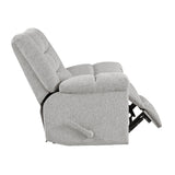 Baldwin Light Gray Rocker Reclining Chair
