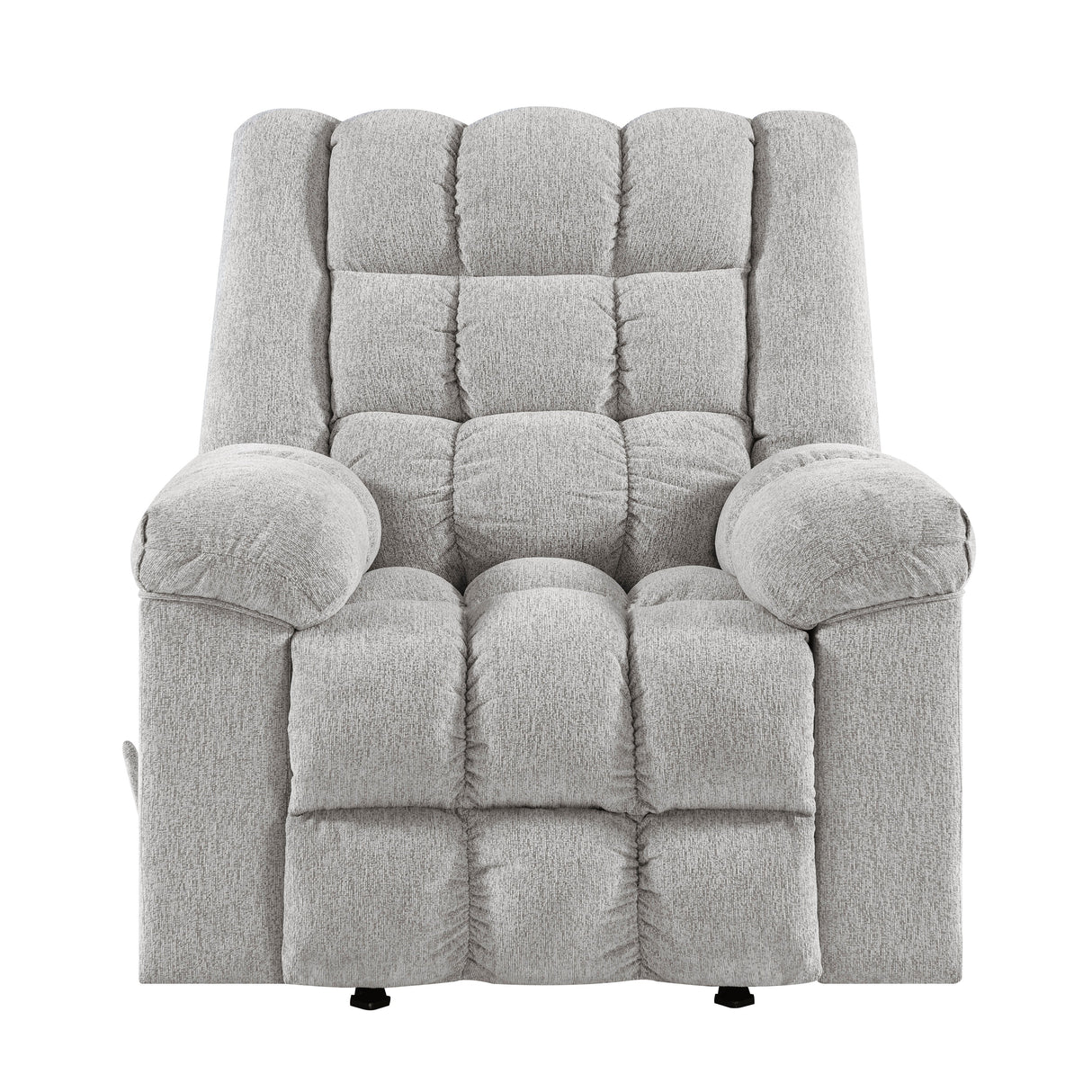 Baldwin Light Gray Rocker Reclining Chair