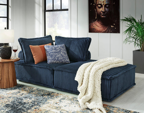Bales Navy 2-Piece Modular Seating by Ashley at Eve Furniture