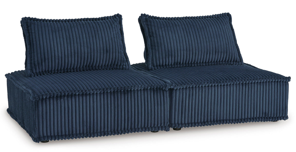Bales Navy 2-Piece Modular Seating by Ashley at Eve Furniture