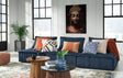 Bales Navy 3-Piece Modular Seating by Ashley at Eve Furniture